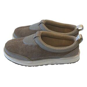 New UGG Tasman IOE Ceramic Taupe Leather Suede Shoes Sneakers